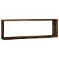 vidaXL Wandregale 4 Stk. Räuchereiche 80x15x26,5 cm Holzwerkstoff vidaXL Wandregale 4 Stk. Räuchereiche 80x15x26,5 cm Holzwerkstoff