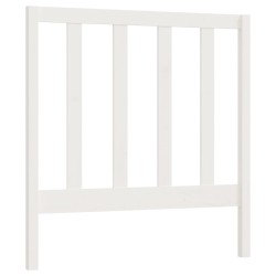 vidaXL Kopfteil Weiß 81x4x100 cm Massivholz Kiefer