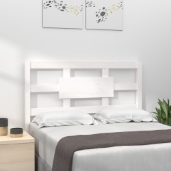 vidaXL Bett-Kopfteil Weiß 80,5x4x100 cm Massivholz Kiefer