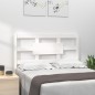 vidaXL Bett-Kopfteil Weiß 80,5x4x100 cm Massivholz Kiefer