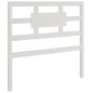 vidaXL Bett-Kopfteil Weiß 80,5x4x100 cm Massivholz Kiefer