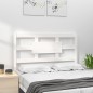 vidaXL Bett-Kopfteil Weiß 80,5x4x100 cm Massivholz Kiefer