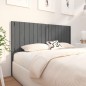 vidaXL Bett-Kopfteil Grau 155,5x4x100 cm Massivholz Kiefer