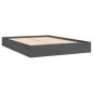 vidaXL Massivholzbett Grau 150x200 cm vidaXL Massivholzbett Grau 150x200 cm