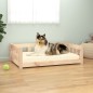 vidaXL Hundebett 95,5x65,5x28 cm Massivholz Kiefer vidaXL Hundebett 95,5x65,5x28 cm Massivholz Kiefer