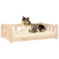 vidaXL Hundebett 95,5x65,5x28 cm Massivholz Kiefer vidaXL Hundebett 95,5x65,5x28 cm Massivholz Kiefer