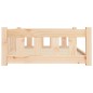 vidaXL Hundebett 95,5x65,5x28 cm Massivholz Kiefer vidaXL Hundebett 95,5x65,5x28 cm Massivholz Kiefer