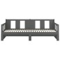 vidaXL Tagesbett Ausziehbar Grau Massivholz Kiefer 2x(80x200) cm vidaXL Tagesbett Ausziehbar Grau Massivholz Kiefer 2x(80x200) cm