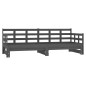 vidaXL Tagesbett Ausziehbar Grau Massivholz Kiefer 2x(90x200) cm vidaXL Tagesbett Ausziehbar Grau Massivholz Kiefer 2x(90x200) cm