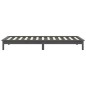 vidaXL Massivholzbett Grau 75x190 cm Kiefer vidaXL Massivholzbett Grau 75x190 cm Kiefer