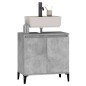 vidaXL Waschbeckenunterschrank Betongrau 58x33x60 cm Holzwerkstoff vidaXL Waschbeckenunterschrank Betongrau 58x33x60 cm Holzwerkstoff