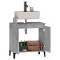 vidaXL Waschbeckenunterschrank Betongrau 58x33x60 cm Holzwerkstoff vidaXL Waschbeckenunterschrank Betongrau 58x33x60 cm Holzwerkstoff