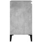 vidaXL Waschbeckenunterschrank Betongrau 58x33x60 cm Holzwerkstoff vidaXL Waschbeckenunterschrank Betongrau 58x33x60 cm Holzwerkstoff