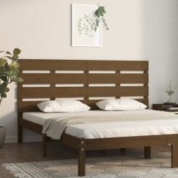 vidaXL Kopfteil Honigbraun 200x3x80 cm Massivholz Kiefer