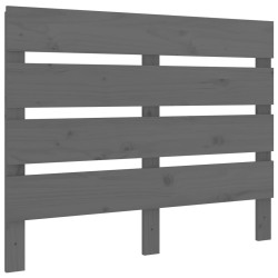 vidaXL Kopfteil Grau 75x3x80 cm Massivholz Kiefer