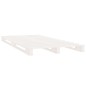 vidaXL Palettenbett Weiß 75x190 cm Massivholz Kiefer vidaXL Palettenbett Weiß 75x190 cm Massivholz Kiefer
