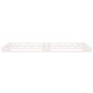 vidaXL Palettenbett Weiß 75x190 cm Massivholz Kiefer vidaXL Palettenbett Weiß 75x190 cm Massivholz Kiefer