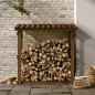 vidaXL Kaminholzregal Honigbraun 108x64,5x109 cm Massivholz Kiefer vidaXL Kaminholzregal Honigbraun 108x64,5x109 cm Massivholz Kiefer