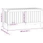 vidaXL Gartentruhe 108x42,5x54 cm Massivholz Kiefer vidaXL Gartentruhe 108x42,5x54 cm Massivholz Kiefer