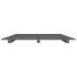 vidaXL Massivholzbett Grau 75x190 cm Kiefer vidaXL Massivholzbett Grau 75x190 cm Kiefer