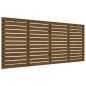 vidaXL Wand-Kopfteil Honigbraun 156x3x91,5 cm Massivholz Kiefer