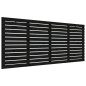 vidaXL Wand-Kopfteil Schwarz 156x3x91,5 cm Massivholz Kiefer vidaXL Wand-Kopfteil Schwarz 156x3x91,5 cm Massivholz Kiefer