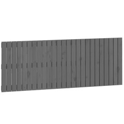 vidaXL Wand-Kopfteil Grau 159,5x3x60 cm Massivholz Kiefer