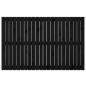 vidaXL Wand-Kopfteil Schwarz 140x3x90 cm Massivholz Kiefer