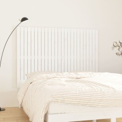 vidaXL Wand-Kopfteil Weiß 159,5x3x110 cm Massivholz Kiefer