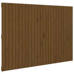 vidaXL Wand-Kopfteil Honigbraun 159,5x3x110 cm Massivholz Kiefer