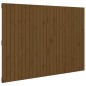 vidaXL Wand-Kopfteil Honigbraun 159,5x3x110 cm Massivholz Kiefer