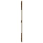 vidaXL Wand-Kopfteil Honigbraun 159,5x3x110 cm Massivholz Kiefer