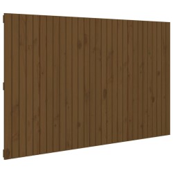vidaXL Wand-Kopfteil Honigbraun 185x3x110 cm Massivholz Kiefer