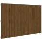 vidaXL Wand-Kopfteil Honigbraun 185x3x110 cm Massivholz Kiefer