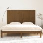 vidaXL Wand-Kopfteil Honigbraun 185x3x110 cm Massivholz Kiefer