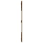 vidaXL Wand-Kopfteil Honigbraun 185x3x110 cm Massivholz Kiefer