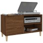 vidaXL Plattenschrank Braun Eichen-Optik 84,5x38x48 cm Holzwerkstoff vidaXL Plattenschrank Braun Eichen-Optik 84,5x38x48 cm Holzwerkstoff