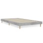 vidaXL Bettgestell Betongrau 100x200 cm Holzwerkstoff vidaXL Bettgestell Betongrau 100x200 cm Holzwerkstoff