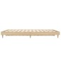 vidaXL Bettgestell Sonoma-Eiche 135x190 cm Holzwerkstoff vidaXL Bettgestell Sonoma-Eiche 135x190 cm Holzwerkstoff
