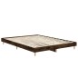 vidaXL Bettgestell Räuchereiche 135x190 cm Holzwerkstoff vidaXL Bettgestell Räuchereiche 135x190 cm Holzwerkstoff