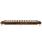 vidaXL Bettgestell Räuchereiche 135x190 cm Holzwerkstoff vidaXL Bettgestell Räuchereiche 135x190 cm Holzwerkstoff