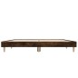 vidaXL Bettgestell Räuchereiche 120x190 cm Holzwerkstoff vidaXL Bettgestell Räuchereiche 120x190 cm Holzwerkstoff