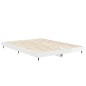 vidaXL Bettgestell Hochglanz-Weiß 140x190 cm Holzwerkstoff vidaXL Bettgestell Hochglanz-Weiß 140x190 cm Holzwerkstoff