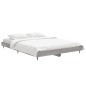 vidaXL Bettgestell Grau Sonoma 135x190 cm Holzwerkstoff vidaXL Bettgestell Grau Sonoma 135x190 cm Holzwerkstoff