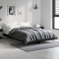 vidaXL Bettgestell Schwarz 120x190 cm Holzwerkstoff vidaXL Bettgestell Schwarz 120x190 cm Holzwerkstoff
