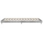 vidaXL Bettgestell Betongrau 90x190 cm Holzwerkstoff vidaXL Bettgestell Betongrau 90x190 cm Holzwerkstoff