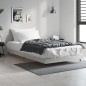 vidaXL Bettgestell Grau Sonoma 90x190 cm Holzwerkstoff vidaXL Bettgestell Grau Sonoma 90x190 cm Holzwerkstoff