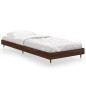 vidaXL Bettgestell Braun Eichen-Optik 75x190 cm Holzwerkstoff vidaXL Bettgestell Braun Eichen-Optik 75x190 cm Holzwerkstoff