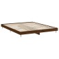 vidaXL Bettgestell Braun Eichen-Optik 150x200 cm Holzwerkstoff vidaXL Bettgestell Braun Eichen-Optik 150x200 cm Holzwerkstoff