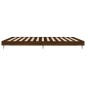 vidaXL Bettgestell Braun Eichen-Optik 150x200 cm Holzwerkstoff vidaXL Bettgestell Braun Eichen-Optik 150x200 cm Holzwerkstoff